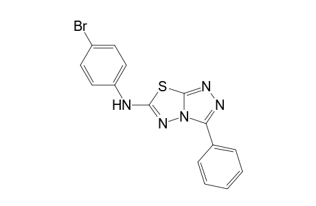 6-(4-Bromophenyl)amino-3-phenyl-1,2,4-triazolo[3,4-b]1,3,4-thiadiazole