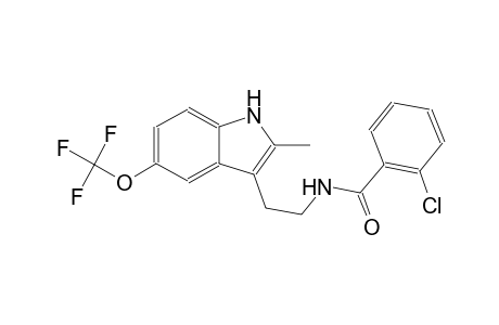 2-Chloro-N-[2-(2-methyl-5-trifluoromethoxy-1H-indol-3-yl)-ethyl]-benzamide