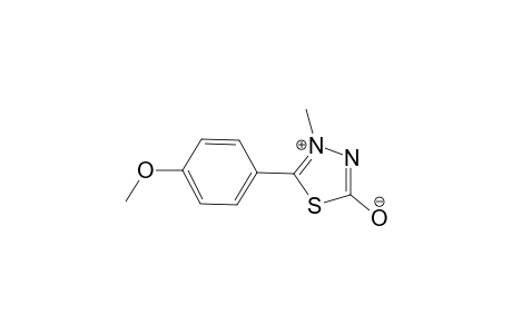 1,3,4-Thiadiazolium, 5-hydroxy-2-(4-methoxyphenyl)-3-methyl-, hydroxide, inner salt