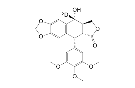(4.beta.-deuterio)-podophyllotoxin