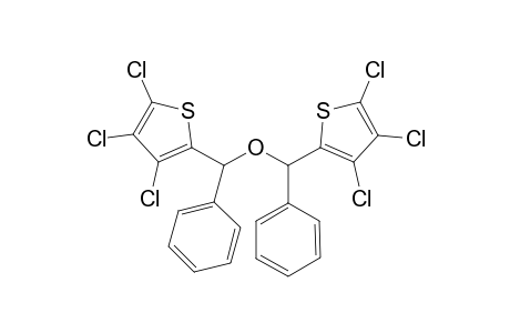 ..alpha.,alpha".-bis[3,4,5-Trichloro-2-thienyl]-dibenzyl ether