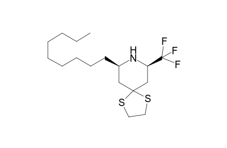 (+-)-(7R*,9R*)-9-Nonyl-7-(trifluoromethyl)-1,4-dithia-8-azaspiro[4.5]decane