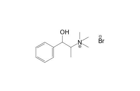 (-)-(beta-hydroxy-alpha-methylphenethyl)trimethylammonium bromide