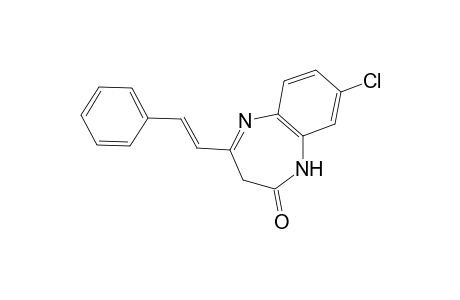 8-Chloro-4-[(E)-2-phenylethenyl]-1,3-dihydro-2H-1,5-benzodiazepin-2-one