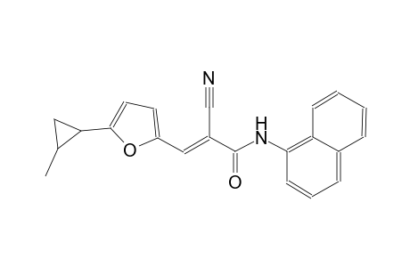 (2E)-2-cyano-3-[5-(2-methylcyclopropyl)-2-furyl]-N-(1-naphthyl)-2-propenamide