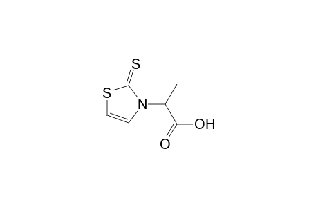 DL-alpha-methyl-2-thioxo-4-thiazoline-3-acetic acid