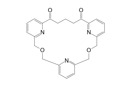 20-[bis-O-(2',6'-Pyridino)3-1(3),5-1-coronand-5]-14,18-dione