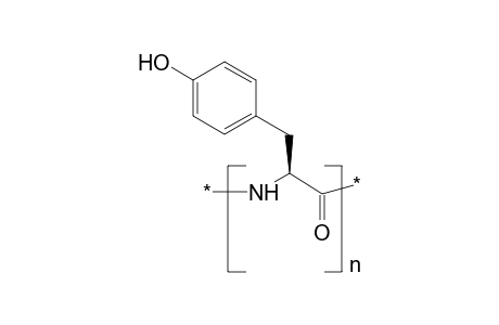 Poly(l-tyrosine), poly[imino(4-hydroxyphenylenemethylene)methylenecarbonyl]