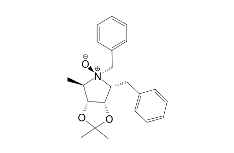 (3aS,4R,5R,6R,6aR)-2,2,6-trimethyl-5-oxidanidyl-4,5-bis(phenylmethyl)-3a,4,6,6a-tetrahydro-[1,3]dioxolo[4,5-c]pyrrol-5-ium