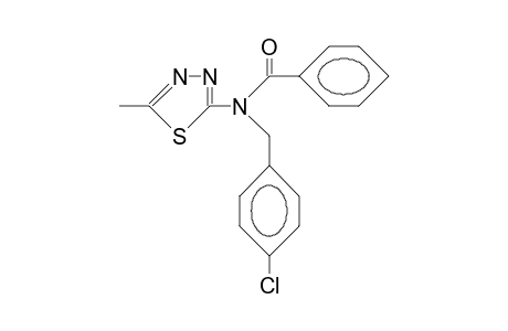 2-(N-[4-Chloro-benzyl]-benzoylamino)-5-methyl-1,3,4-thiadiazole