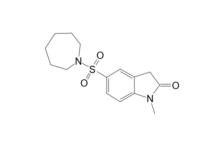 2H-Indol-2-one, 5-[(hexahydro-1H-azepin-1-yl)sulfonyl]-1,3-dihydro-1-methyl-