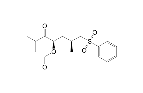 (2S,4R)-4-Formyloxy-2,6-dimethyl-5-oxoheptyl phenyl sulfone