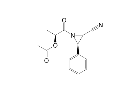 (2R)-1-[(2S)2-acetoxpropionyl]-2-cyano-3-phenylaziridine