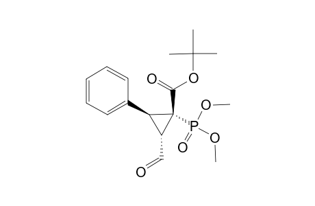 (+)-(1S,2S,3S)-TERT.-BUTYL-1-(2-FORMYL-1-DIMETHOXYPHOSPHORYL-3-PHENYL)-CYCLOPROPANE-CARBOXYLATE;MINOR-DIASTEREOISOMER