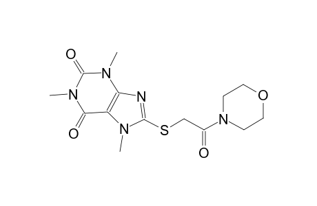 1,3,7-trimethyl-8-{[2-(4-morpholinyl)-2-oxoethyl]sulfanyl}-3,7-dihydro-1H-purine-2,6-dione