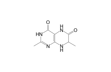 Pteridine-4,6(3H,5H)-dione, 7,8-dihydro-2,7-dimethyl-