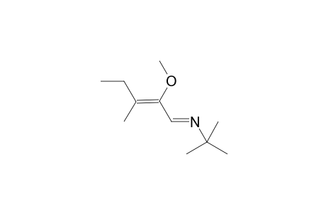 2-Propanamine, N-(2-methoxy-3-methyl-2-pentenylidene)-2-methyl-, (Z,?)-