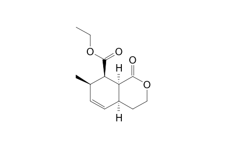 Ethyl (4aS*,7R*,8R*,8aS*)-7-methyl-1-oxo-3,4,4a,7,8,8a-hexahydro-1H-isochromene-8-carboxylate