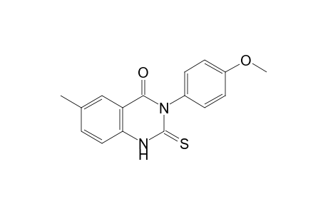3-(p-methoxyphenyl)-6-methyl-2-thio-2,4(1H,3H)-quinazolinedione