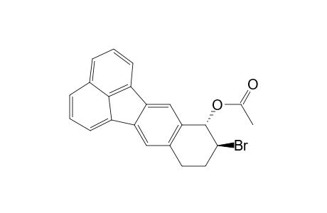 Benzo[k]fluoranthen-8-ol, 9-bromo-8,9,10,11-tetrahydro-, acetate, trans-
