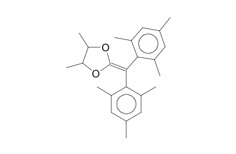 2-(Dimesitylmethylene)-4,5-dimethyl-1,3-dioxolane