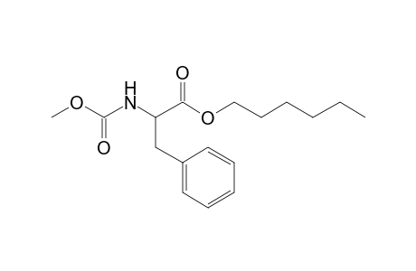 l-Phenylalanine, N-methoxycarbonyl-, hexyl ester