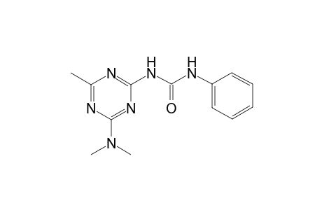 2-(N-phenylcarbamido)-4-dimethylamino-6-methyl-1,3,5-triazine