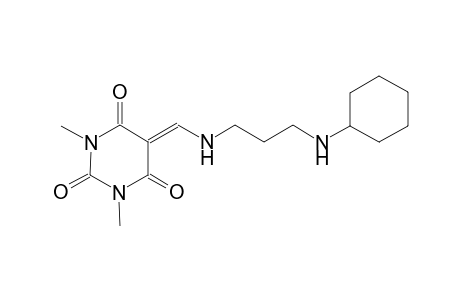 5-({[3-(cyclohexylamino)propyl]amino}methylene)-1,3-dimethyl-2,4,6(1H,3H,5H)-pyrimidinetrione