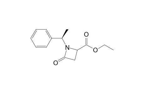 4-Keto-1-[(1R)-1-phenylethyl]azetidine-2-carboxylic acid ethyl ester