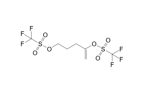 4-[(Trifluoromethanesulfonyl)oxy]-4-pentenyl trifluoromethanesulfonate