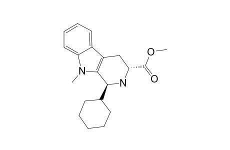 trans-(3-Methoxycarbonyl-9-methyl-1,2,3,4-tetrahydro-9H-pyrido[3,4-B]indol-1-yl)-cyclohexane
