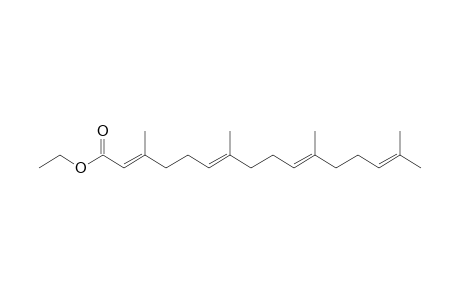 Ethyl (2E,6E,10E)-3,7,11,15-tetramethylhexadeca-2,6,10,14-tetraenoate
