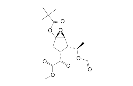 (1S,2S,3S,4R)-1-[(t-Butyl)carbonyloxy]-3-[(R)-1'-(formyloxy)ethyl]-4-[(methoxycarbonyl)carbonyl]-1,2-epoxycyclopentane