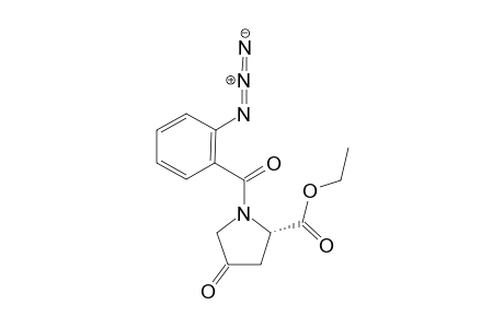 Ethyl (2S)-N-(2-Azidobenzoyl)-4-oxopyrrolidine-2-carboxylate