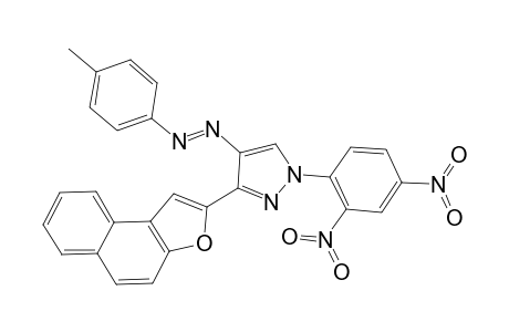 1-(2,4-Dinitrophenyl)-3-(naphtho[2,1-b]furan-2-yl)-4-(p-tolyldiazenyl)-1H-pyrazole