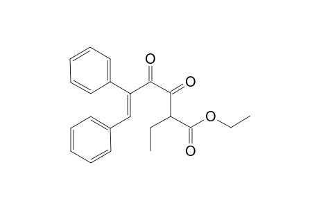 (E)-ethyl 2-ethyl-3,4-dioxo-5,6-diphenylhex-5-enoate