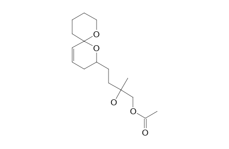 4-(1,7-DIOXASPIRA-[5.5]-UNDEC-4-EN-2-YL)-2-HYDROXY-2-METHYLBUTYLACETATE;DIASTEREOMER-#1