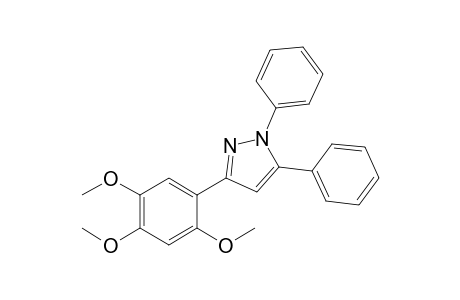 1,5-Diphenyl-3-(2,4,5-trimethoxyphenyl)pyrazole
