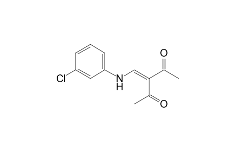 3-[(3-chloroanilino)methylene]pentane-2,4-dione