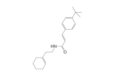 (2E)-3-(4-tert-butylphenyl)-N-[2-(1-cyclohexen-1-yl)ethyl]-2-propenamide