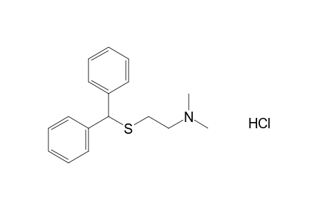 N,N-dimethyl-2-[(diphenylmethyl)thio]ethylamine, hydrochloride