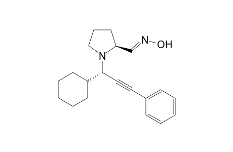 (E),(S)-1-((S)-1-cyclohexyl-3-phenylprop-2-ynyl)pyrrolidine-2-carbaldehyde oxime
