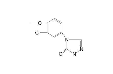 4-(3-CHLORO-4-METHOXYPHENYL)-delta2-1,2,4-TRIAZOLIN-5-ONE