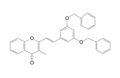 2-((E)-2-[3,5-Bis(benzyloxy)phenyl]ethenyl)-3-methyl-4H-chromen-4-one