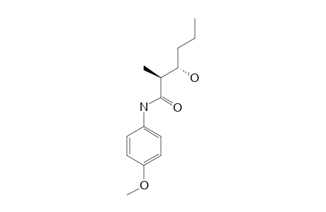 THREO-N-(4-METHOXYPHENYL)-2-METHYL-3-HYDROXYHEXANAMIDE