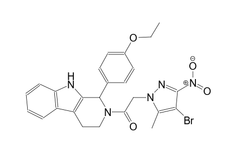 4-{2-[(4-bromo-5-methyl-3-nitro-1H-pyrazol-1-yl)acetyl]-2,3,4,9-tetrahydro-1H-beta-carbolin-1-yl}phenyl ethyl ether