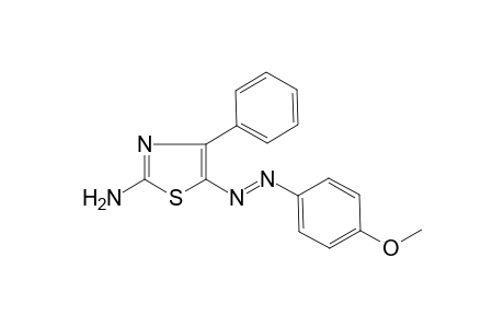 5-[(E)-(4-Methoxyphenyl)diazenyl]-4-phenyl-1,3-thiazol-2-amine
