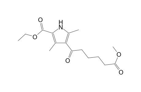 ethyl 4-(6-methoxy-6-oxohexanoyl)-3,5-dimethyl-1H-pyrrole-2-carboxylate