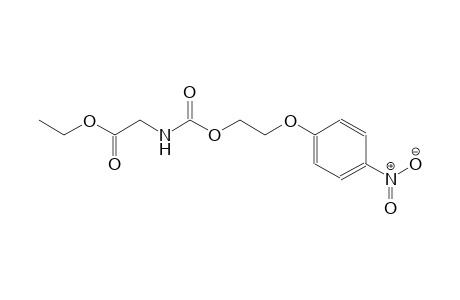 Acetic acid, 2-[[[2-(4-nitrophenoxy)ethoxy]carbonyl]amino]-, ethyl ester