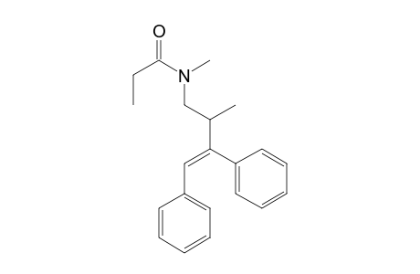 1-(N-methyl-N-(ethylcarbonyl)amino)-2-methyl-3,4-diphenyl-3-butene